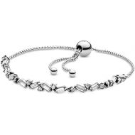 Pandora Glacial Beauty 597558CZ Womens Bracelet, Silver, Silver