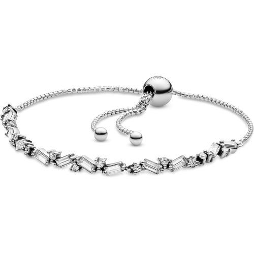  Pandora Glacial Beauty 597558CZ Womens Bracelet, Silver, Silver