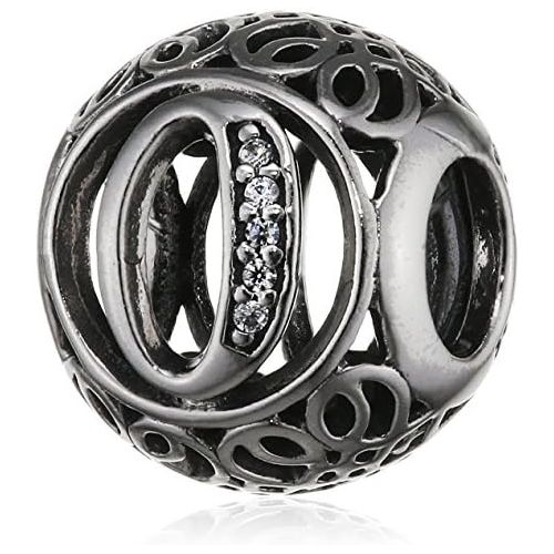  Pandora Womens Charm Vintage O Cubic Zirconia White 791859CZ