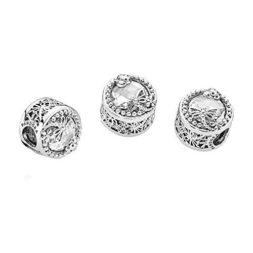  Pandora 797047CZ Womens Bead Charms 925 Sterling Silver Zirconia