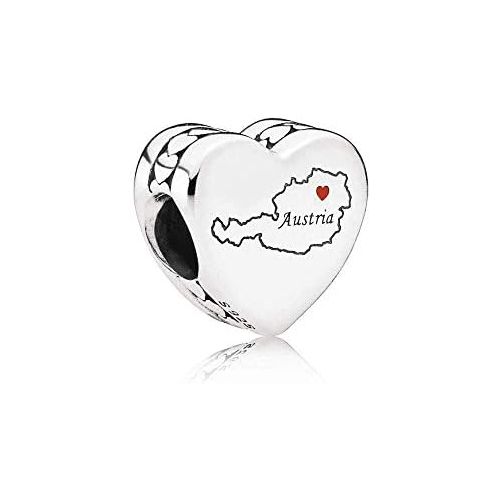  Pandora - Heart - Austria - Silver - Charm 792015_E002