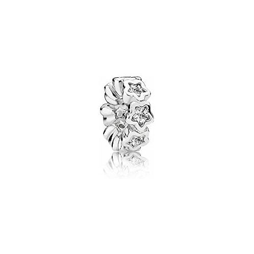  Pandora Spacer Bead Bright Star Silver Woman 791783CZ zircons