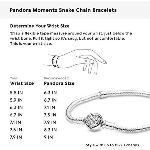  Pandora Womens Bracelet with Heart 590743CZ