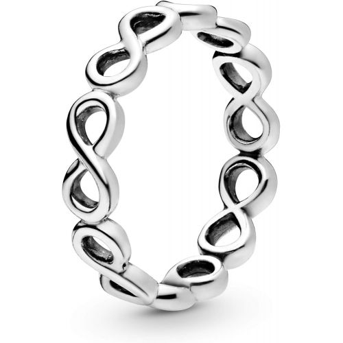  Pandora Womens Ring Infinity 190994, Sterling Silver, Silver
