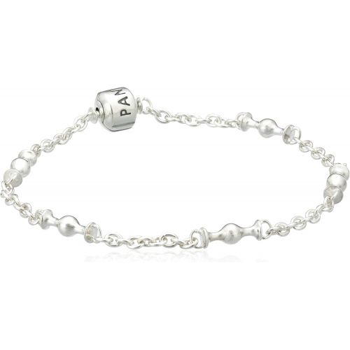  Pandora Bracelet, Five Clip Station, Sterling Silver