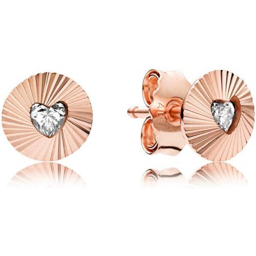  Pandora 287297CZ Rose Earrings Stud Earrings Wit