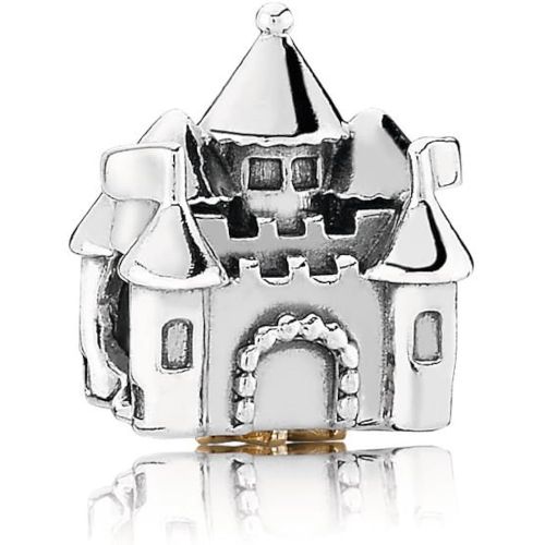  Pandora Silber Charm Schloss und Krone 791133PCZ