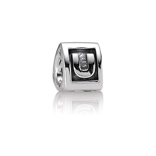  Pandora Damen-Bead Sterling-Silber 925 Buchstabenelement U Kasi 79323-U