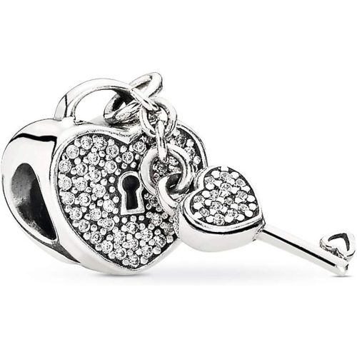  Pandora Charm  Key to My Heart Pave 791429CZ