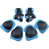 Panegy Kids Youth Protective Gear Safety Pad Safeguard Knee Elbow Wrist Roller BMX Bike Skateboard Hoverboard Protector 6pcs