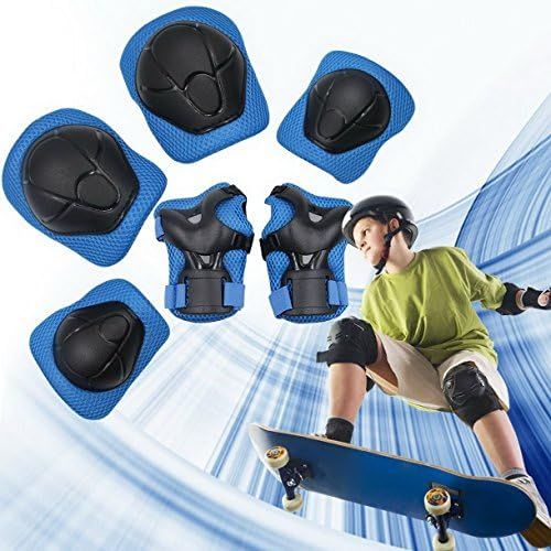  Panegy Kids Youth Protective Gear Safety Pad Safeguard Knee Elbow Wrist Roller BMX Bike Skateboard Hoverboard Protector 6pcs