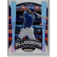 Panini America 2021 Panini Prizm SILVER PRIZMS Sluggers #7 Dominic Smith New York Mets Official MLB PA Baseball Trading Card in Raw (NM or Better) Condition