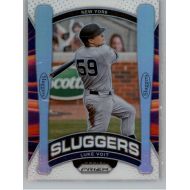 Panini America 2021 Panini Prizm SILVER PRIZMS Sluggers #2 Luke Voit New York Yankees Official MLB PA Baseball Trading Card in Raw (NM or Better) Condition