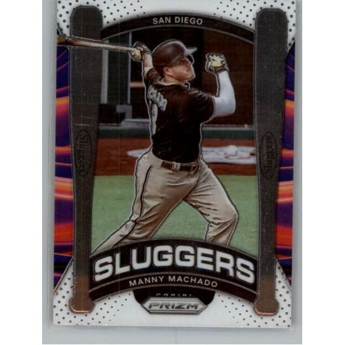  Panini America 2021 Panini Prizm Sluggers #12 Manny Machado San Diego Padres Official MLB PA Baseball Card in Raw (NM or Better) Condition