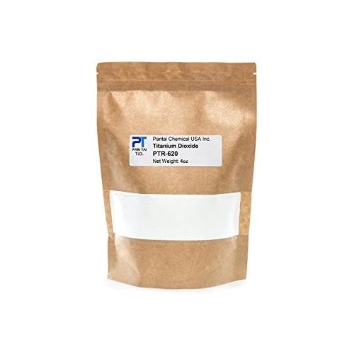  Pantai PTR-620 Titanium Dioxide TiO2 | Soap Making, Crafts, Paints and Pigment Colorant | Resealable Pouch 16oz 8oz 4oz (0.25lb/4oz)