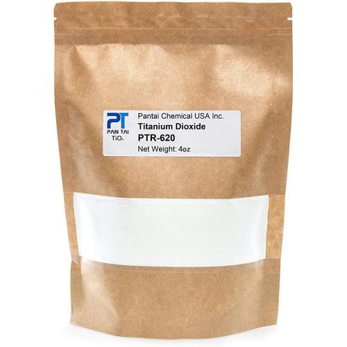  Pantai PTR-620 Titanium Dioxide TiO2 | Soap Making, Crafts, Paints and Pigment Colorant | Resealable Pouch 16oz 8oz 4oz (0.25lb/4oz)