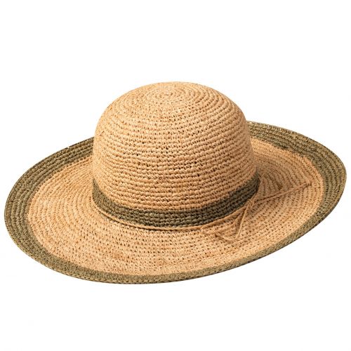  Pantropic Margate Raffia Wide Brim Sun Hat