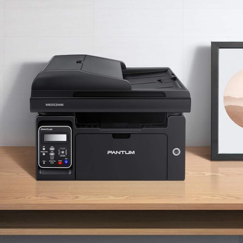  Pantum M6552NW Monochrome Laser Multifunction Printer with Wireless Networking Mobile Printing Large Paper Capacity