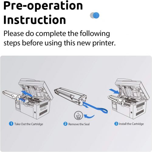  Pantum 4 in 1 Monochrome Laser Multifunction Printer M6602NW with Copier Scanner and Fax, Wireless Networking, Mobile Printing & USB 2.0