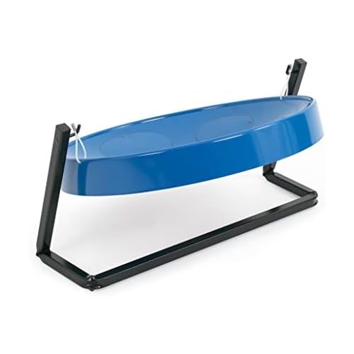  Panyard Jumbie Jam Steel Ready to Play Kit-Blue G-Major with Table Top Stand-Made in USA Authentic Pan, 16-inch (W1085)