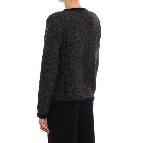  Paolo Fiorillo Sequined melange cardigan