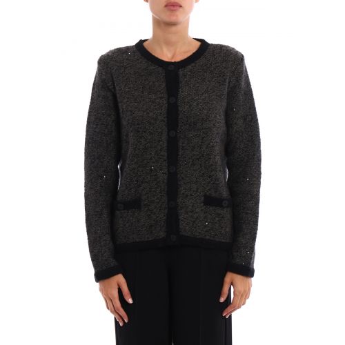  Paolo Fiorillo Sequined melange cardigan