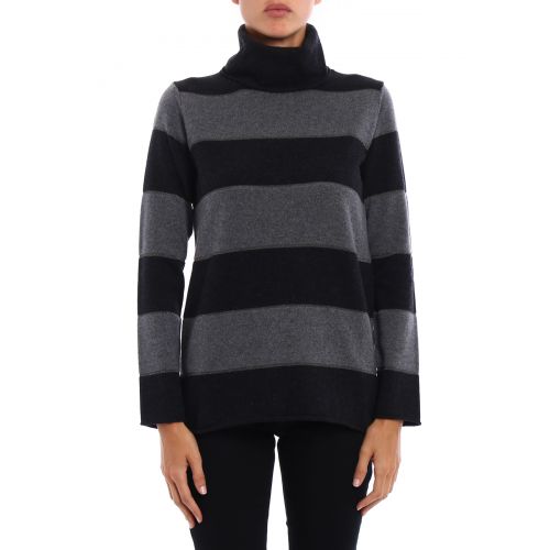  Paolo Fiorillo Striped wool blend turtleneck