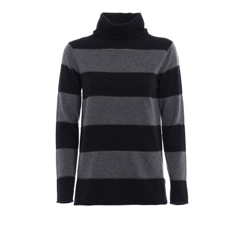  Paolo Fiorillo Striped wool blend turtleneck