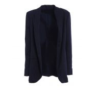 Paolo Fiorillo Capri Shimmering blue open front blazer