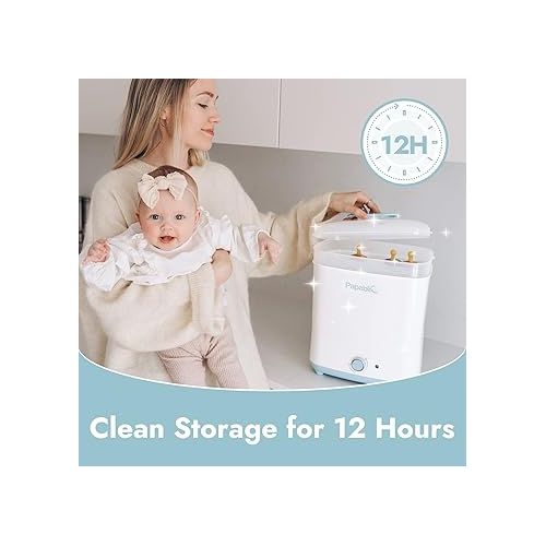  Papablic Baby Bottle Electric Steam Sterilizer and Dryer