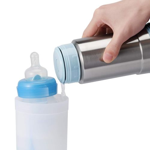  [아마존베스트]Papablic Mini Portable Travel Baby Bottle Warmer