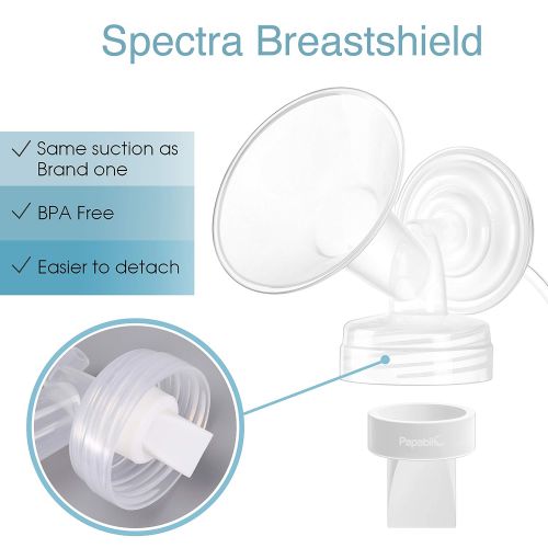  [6-Count] Papablic New Duckbill Valves for Spectra and Medela, Replaceable Duckbill Valves for Spectra S1 Spectra S2 valves and Medela Pump in Style, BPA/DEHP Free