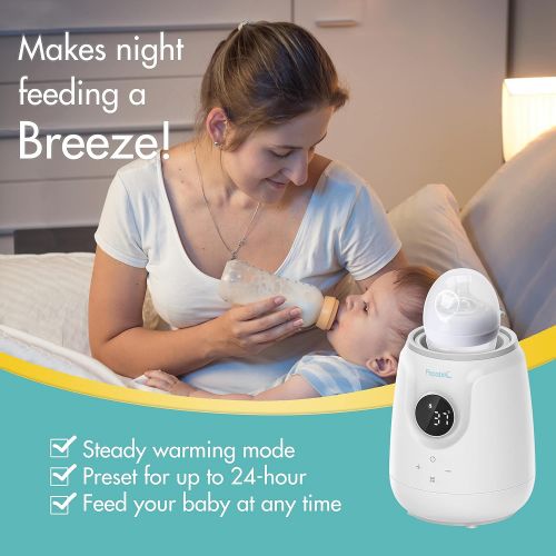 Papablic 5-in-1 Ultra-Fast Baby Bottle Warmer for Breastmilk with Digital Timer and Automatic Shut-Off