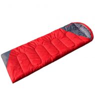 Papay papay Sleeping Bag Thick Warm Envelope Indoor Double Couple Sleeping Bag,Red-1300G