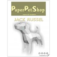 Paperpetshop Papercraft Jack Russel download, 2018 year of the dog