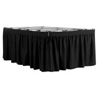 Papery DormCo Bed Skirt Twin XL (3 Panel Set) - Black