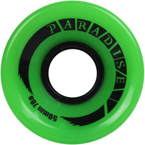  Paradise Skateboard Cruiser Wheels 59mm 78a Green Old School Filmer