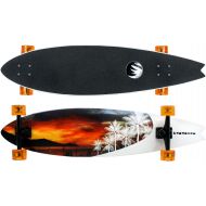 Paradise Longboard Swallow Tail Complete Cruiser Skateboard