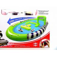 Paradise Treasures RC Racing Boat Battle Set - Remote Control Speed Boat Racing Set with Inflatable IndoorOutdoor Pool