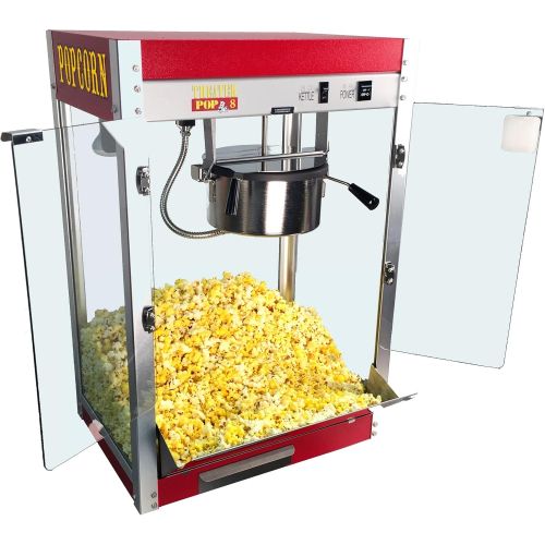  Paragon - Manufactured Fun Paragon Theater Pop 8 Ounce Popcorn Machine for Professional Concessionaires Requiring Commercial Quality High Output Popcorn Equipment