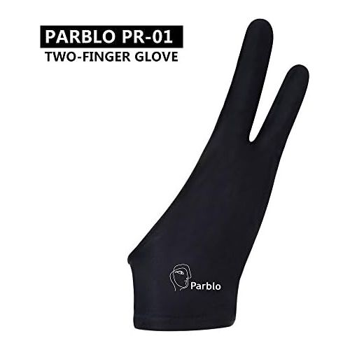  [아마존베스트]Parblo PR-01 Two Finger Glove for Graphic Tablet Light Box Tracing Light Pad