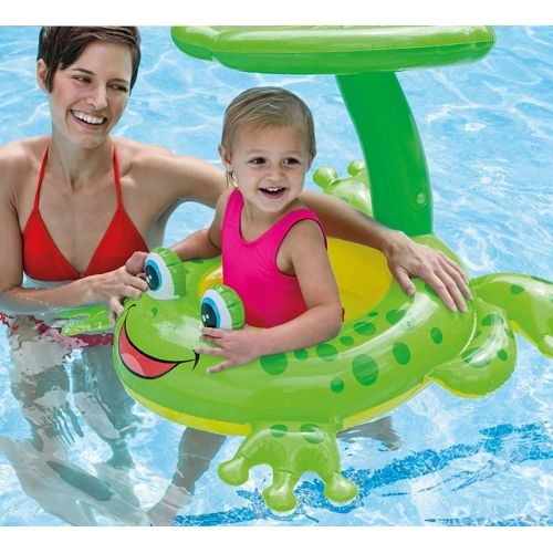 인플레터블 Baby and Mommy Pool Boat, Parents-Child Pool Float Safe Seat Inflatable,Mother Kid Swim Ring Summer Fun Swim Training,3