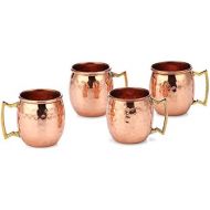 [아마존베스트]Parijat Handicraft Copper Mini Moscow Mule Shot Mug Authentic and Solid Copper Moscow Mule mugs cups glasses (Hammered, 2-Ounce)