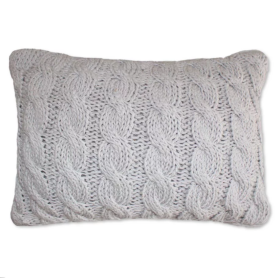 Park B. Smith Classic Cable Oblong Throw Pillow