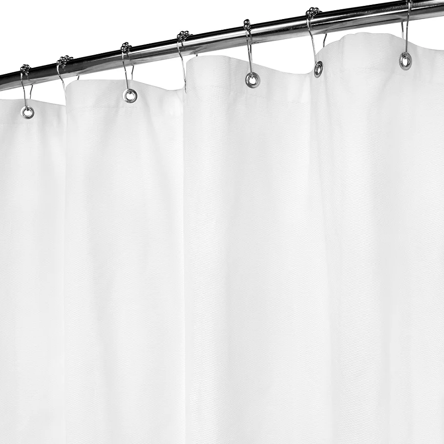  Park B. Smith White Pique Shower Curtain