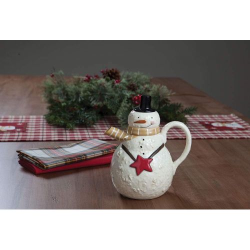  Park Designs Snow Friends Snowman Teapot