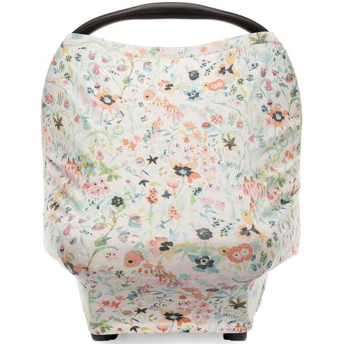  [아마존베스트]Parker Baby Co. Parker Baby 4 in 1 Car Seat Cover for Girls - Stretchy Carseat Canopy, Nursing Cover, Grocery Cart...