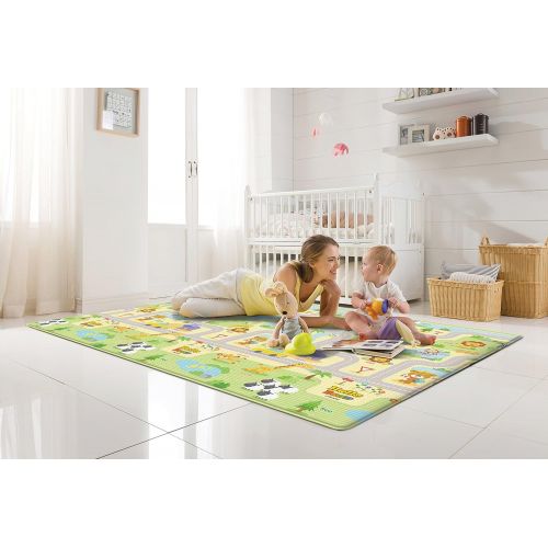  Parklon Baby Soft Play Mat (Hello Bear Smiletown, Medium)