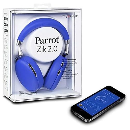  Parrot Zik 2.0 Wireless Noise Cancelling Headphones (Blue)