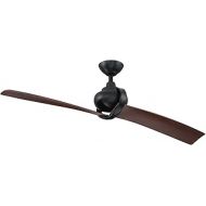 Parrot Uncle Ceiling Fan with Remote Modern Ceiling Fan No Light Indoor for Living Room, 54 Inch, Black
